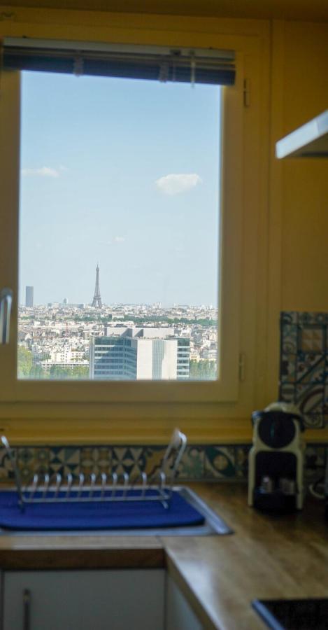 Vue Panoramique Sur Paris : Sublime Appartement Au Centre De Courbevoie Dış mekan fotoğraf