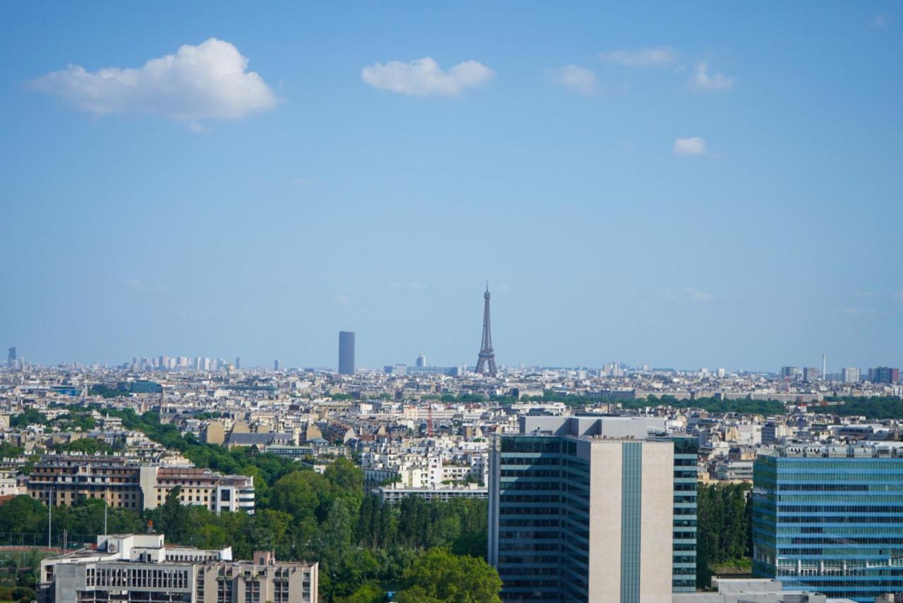 Vue Panoramique Sur Paris : Sublime Appartement Au Centre De Courbevoie Dış mekan fotoğraf