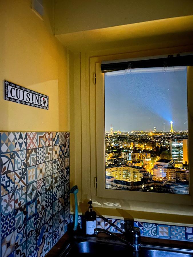Vue Panoramique Sur Paris : Sublime Appartement Au Centre De Courbevoie Dış mekan fotoğraf